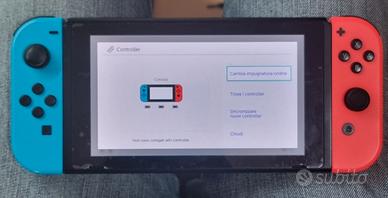 Nintendo Switch + dock tv + memory card 32gb 