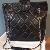 Borsa tracolla vintage Chanel pelle trapuntata 