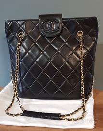 Borsa tracolla vintage Chanel pelle trapuntata 