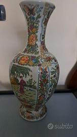 Vaso bianco decorato