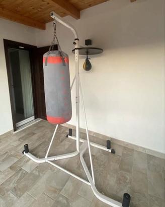 Supporto sacco boxe +pera veloce+sacco