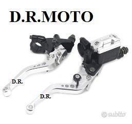 014. KIT POMPA FRENO FRIZIONE LEVA cnc SILVER