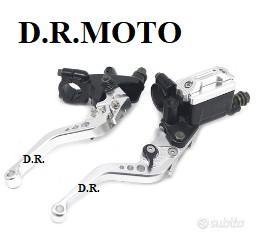 014. KIT POMPA FRENO FRIZIONE LEVA cnc SILVER