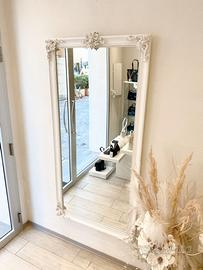 SPECCHIO MAISONS DU MONDE DA PARETE,BIANCO,GRANDE