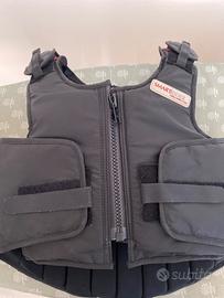 Corpetto/tartaruga per equitazione bambino tg s