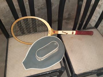 Racchetta da Tennis Vintage con Copri Racchetta