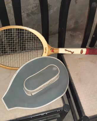 Racchetta da Tennis Vintage con Copri Racchetta
