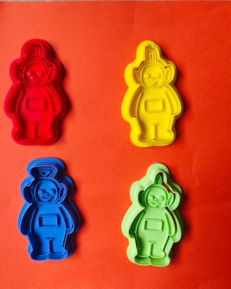 set 4 formine Teletubbies 