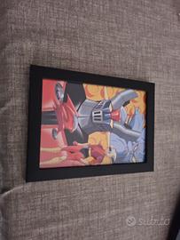 quadretto cornice 13x18 mazinga