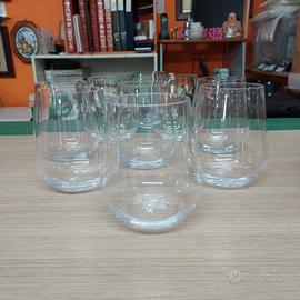 6 bicchieri in cristallo Rogaska