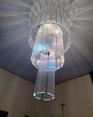 Lampadario in cristallo anni 70/80