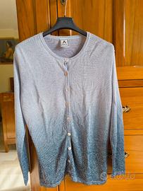 Maglietta donna a manica lunga in viscosa e lurex