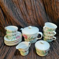 Servizio da tea da per 6 persone marca Ginori in p