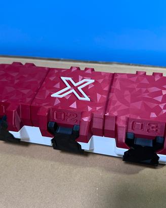 Deck Box Beyblade X Bianco e Rosso