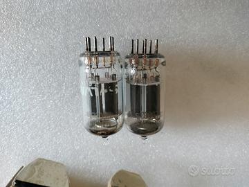 coppia valvole ecc82 12au7a Sylvania made in USA 