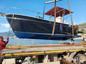 Gozzo Ingenito 7,50 con spiaggetta arriva ad 8 m