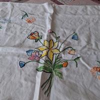 tovaglietta vintage primaverile con 💐 