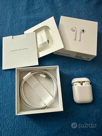 AirPods Apple con custodia di ricarica originali