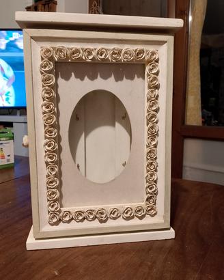 mobiletto portachiavi shabby chic