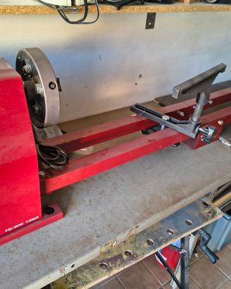 tornio da legno Einhell con doppio mandrino