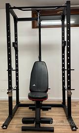 Power Rack e panca regolabile Adidas