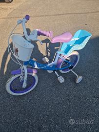 Bici da bimba Frozen con rotelle