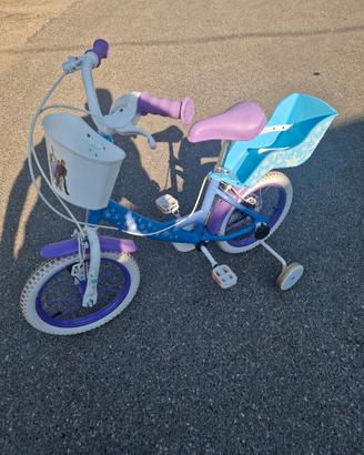 Bici da bimba Frozen con rotelle