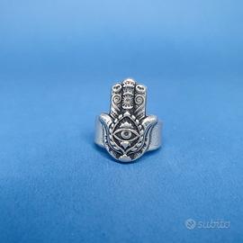ANELLO "PIETRO FERRANTE" MANO DI FATIMA COLORE ARG