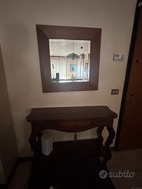 Console con specchio