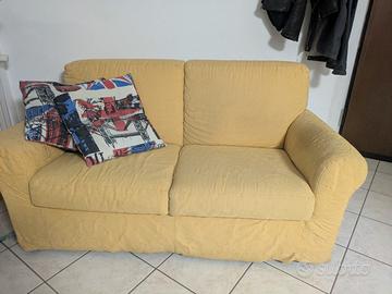 Divano Giallo 2 Posti Sfoderabile