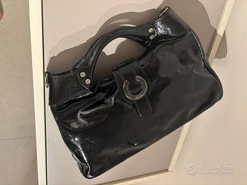 Borsa Vernice Nero Giardini