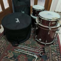 Batteria Pearl Midtown con custodie
