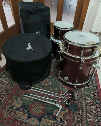 Batteria Pearl Midtown con custodie