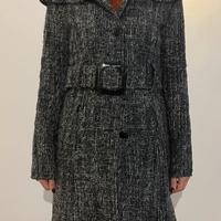 Cappotto lungo donna con cintura