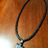 COLLANA IN PERLINE DI TARTARUGA DI EMATITE 