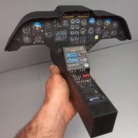 Elicottero RC BK-117 Cockpit