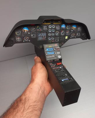 Elicottero RC BK-117 Cockpit