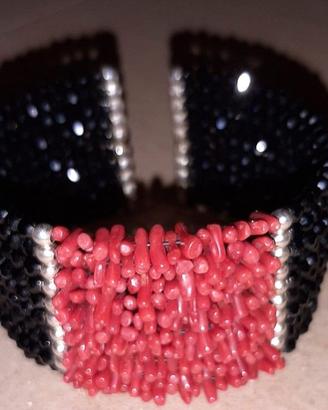 Bracciale con corallo rosso - ORIGINALE Sardegna