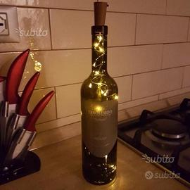 Bottiglia Vino Lampada Teroldego Saltieri Batteria