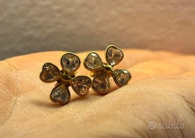 Orecchini in oro 18kt (750) con diamanti