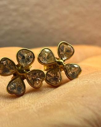 Orecchini in oro 18kt (750) con diamanti