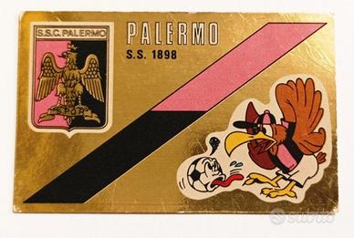 Panini 1976/77 - scudetto Palermo con velina