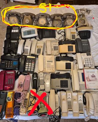 TElEFONI A FILO  ANNI 60 