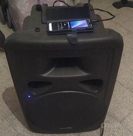 Cassa speaker attiva con cavi da 10 metri