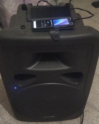 Cassa speaker attiva con cavi da 10 metri
