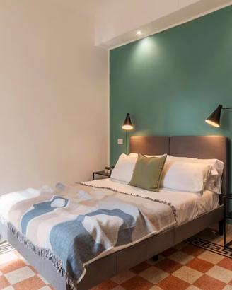 Letto e mat. Emma con testiera imbottita 160x200