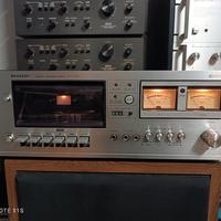 Piastra Cassetta Hi-Fi Vintage SHARP Con Vu-Meter 