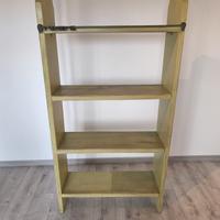 Scaffale libreria rustico
