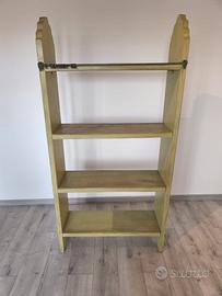 Scaffale libreria rustico