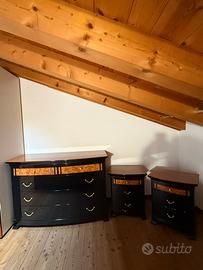 Cassettiera con comodini